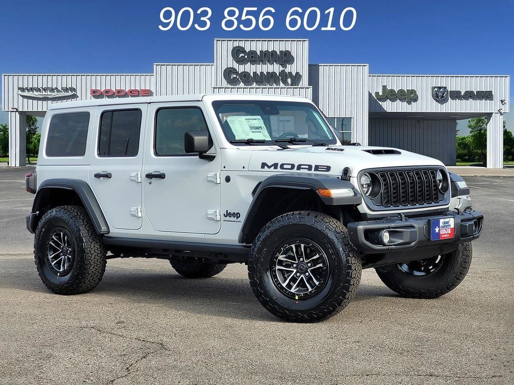 2026 Jeep Wrangler Moab 392 in Bright White Clearcoat — front three-quarter view