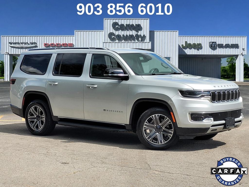 2024 Jeep Wagoneer Series II in Silver Zynith — front three-quarter view