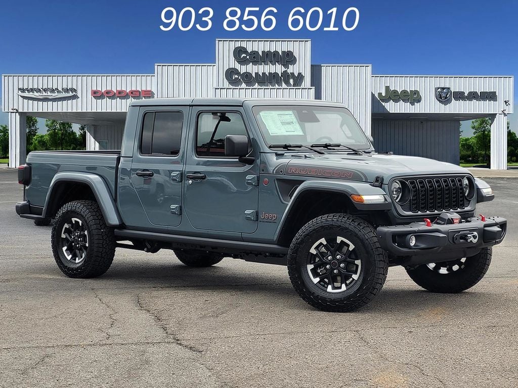 2026 Jeep Gladiator Shadow Ops in Anvil Clearcoat — front three-quarter view