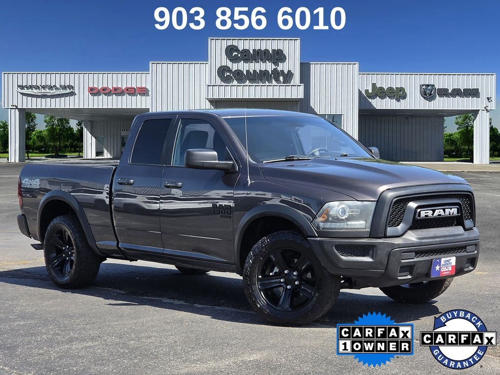 2022 RAM 1500 Classic Warlock in Granite Crystal Metallic Clearcoat — front three-quarter view