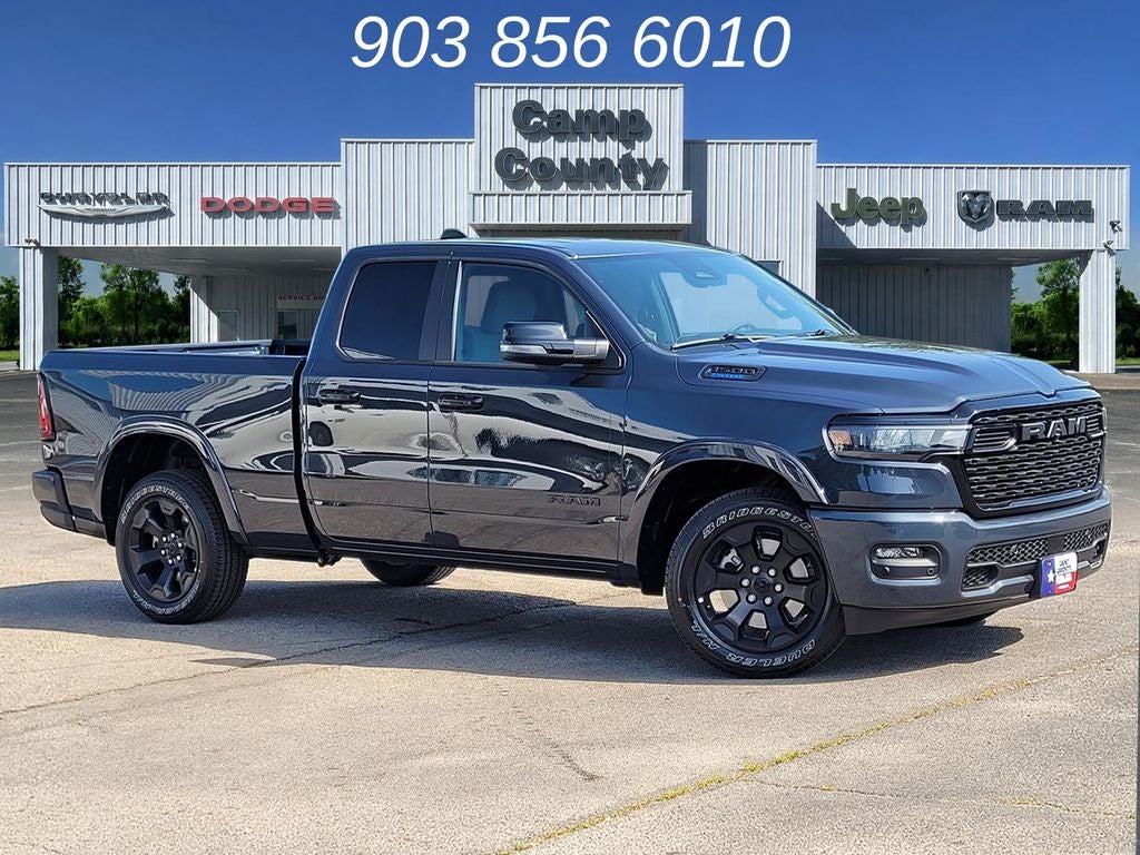 2026 RAM 1500 Big Horn/Lone Star in Forged Blue Metallic — front three-quarter view