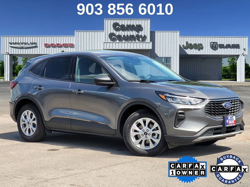 2025 Ford Escape Active in Gray Metallic — front three-quarter view