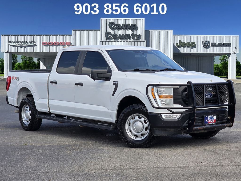 2022 Ford F-150 XL in Oxford White — front three-quarter view