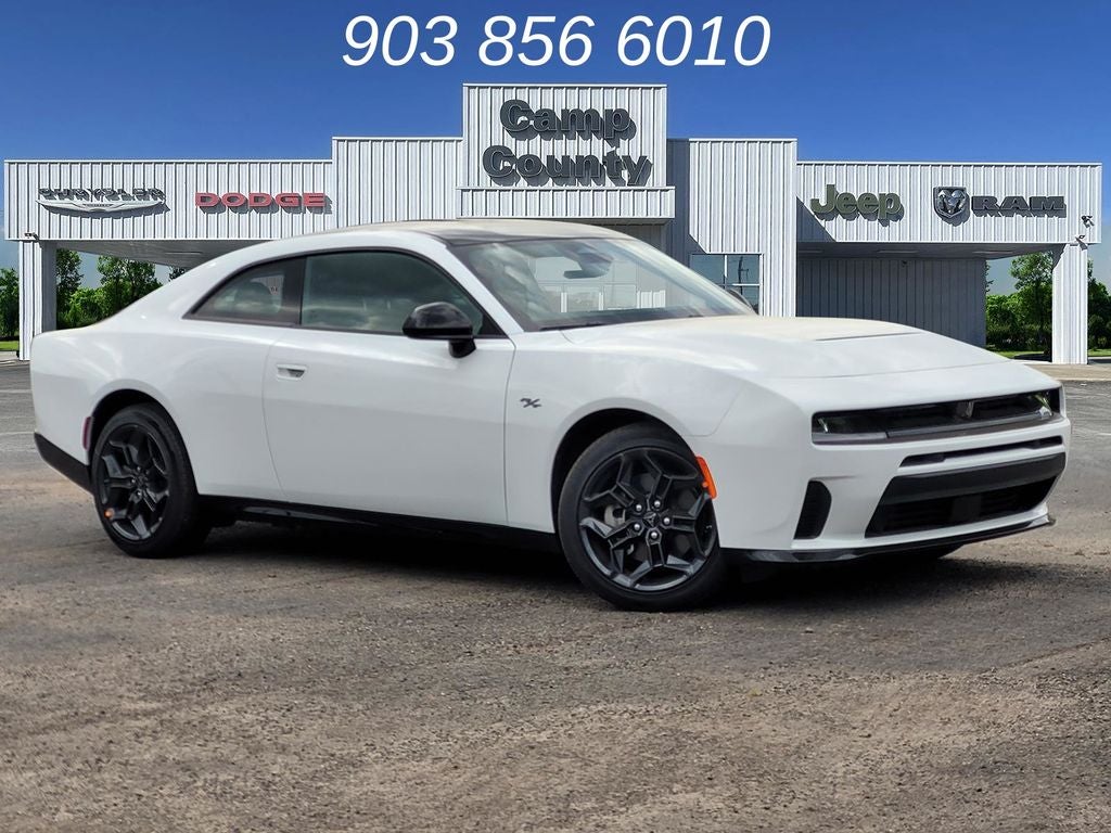 2026 Dodge Charger R/T in Bright White Clearcoat — front three-quarter view