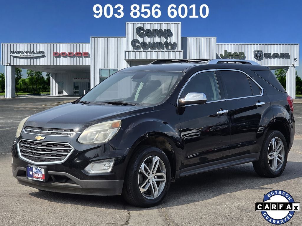 2017 Chevrolet Equinox — rear three-quarter view