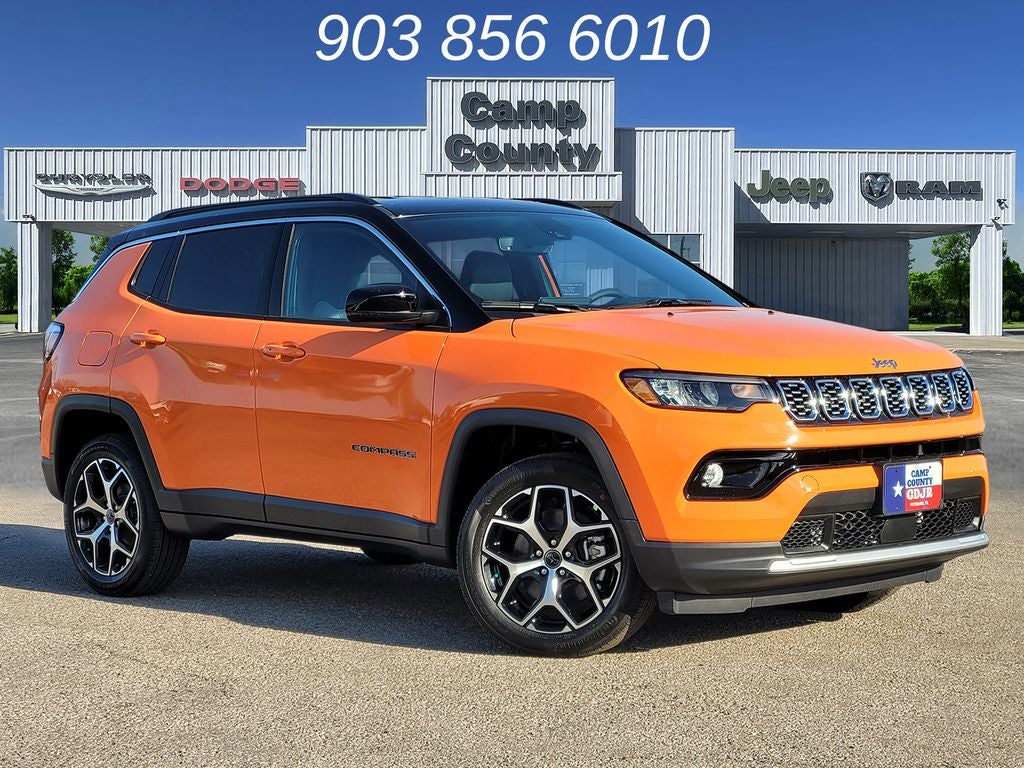 2026 Jeep Compass Limited in Joose — front three-quarter view