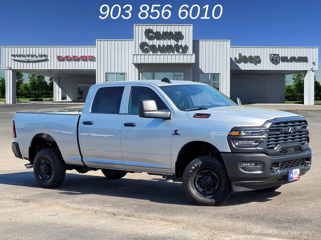 2026 RAM 2500 Tradesman in Silver Zynith — front three-quarter view
