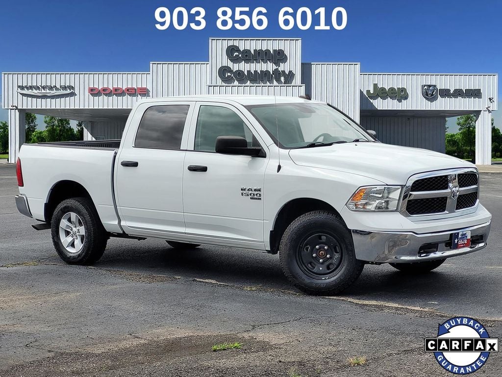 2022 RAM 1500 Classic SLT in Bright White Clearcoat — front three-quarter view