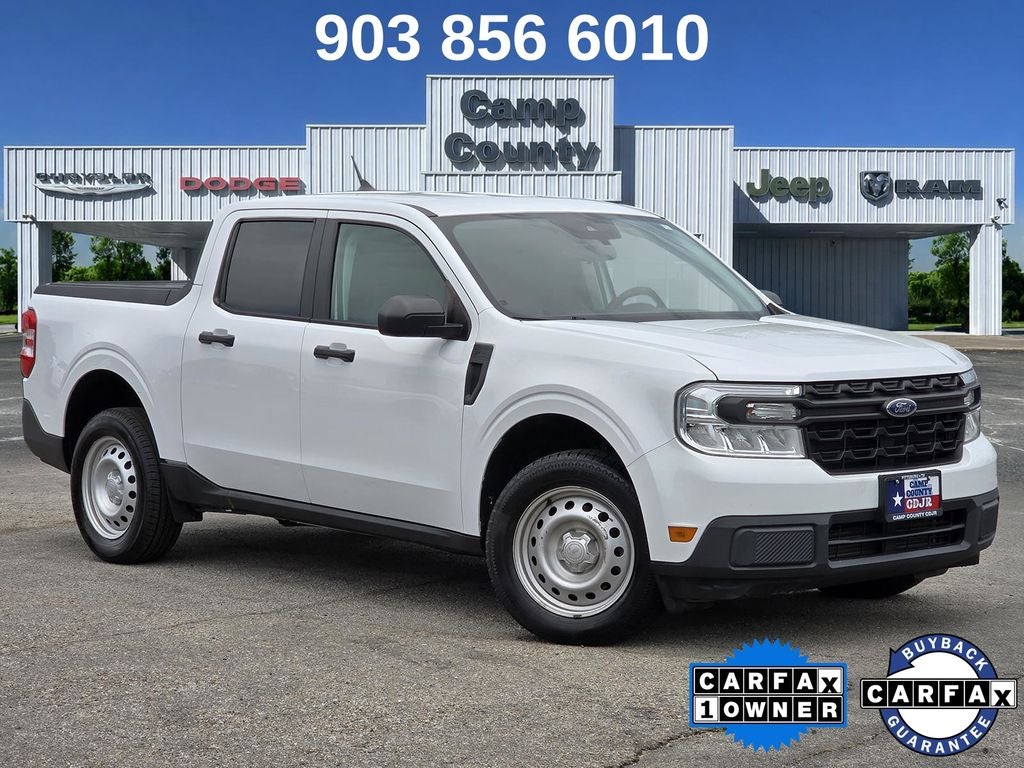 2022 Ford Maverick XL in Oxford White — front three-quarter view