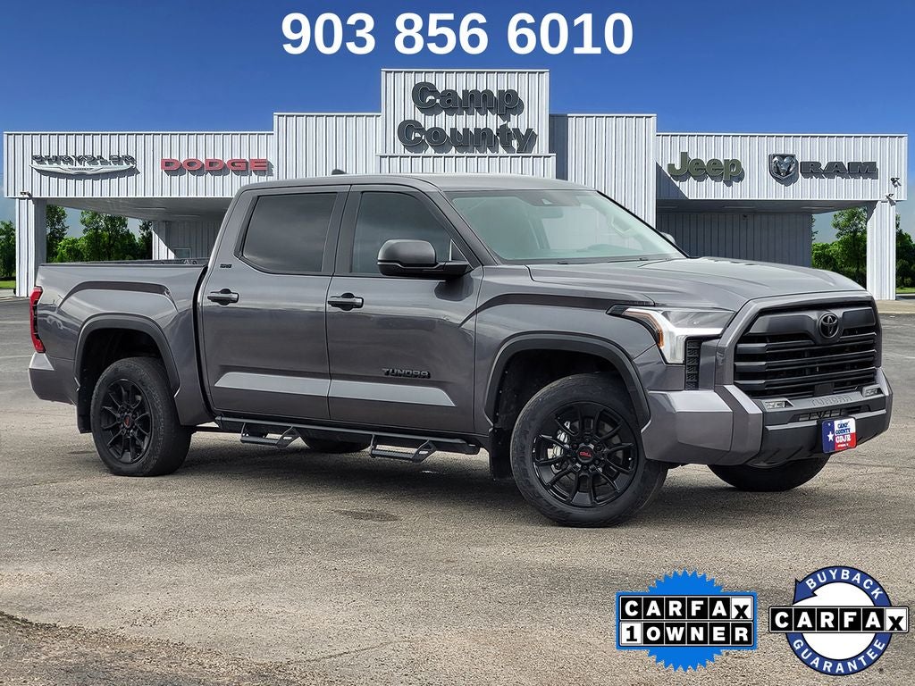 2024 Toyota Tundra SR5 in Magnetic Gray Metallic — front three-quarter view